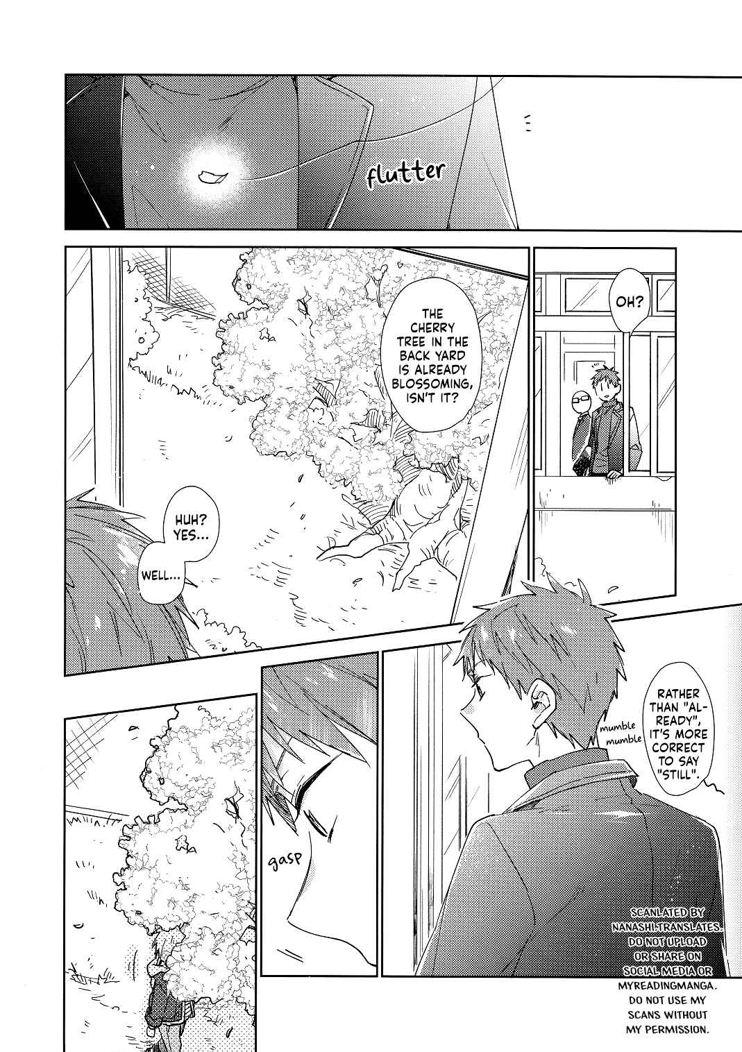 Page 4 Chapter Unknown_0af1 Kuroko no Basket - Sakurasaku Jinx (Doujinshi)