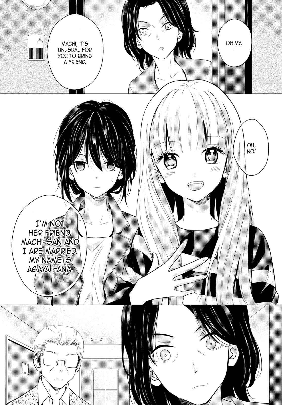Page 8 Chapter 1 Oya ga Urusai node Kouhai (♀) to Gisou Kekkon Shitemita