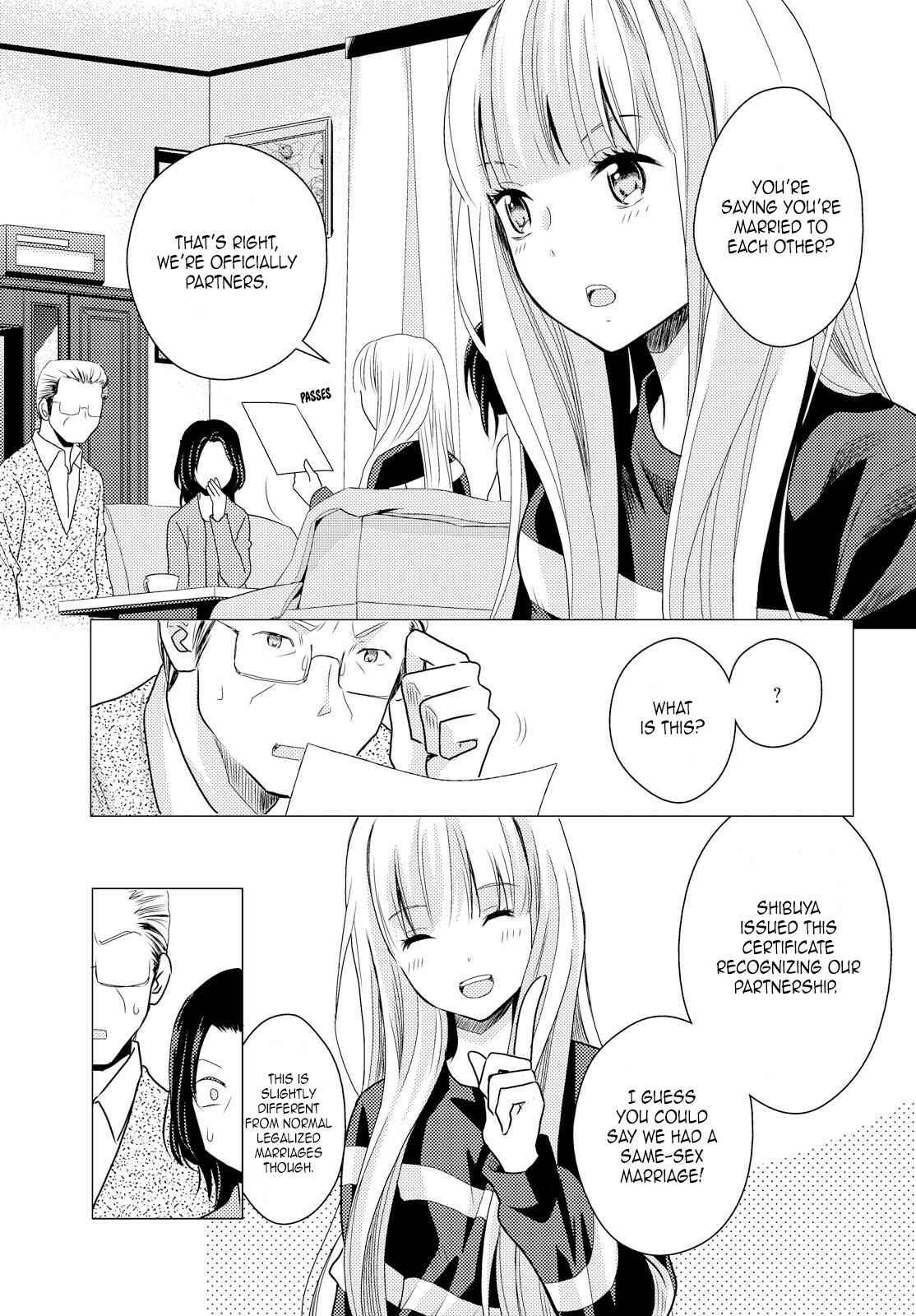 Page 9 Chapter 1 Oya ga Urusai node Kouhai (♀) to Gisou Kekkon Shitemita
