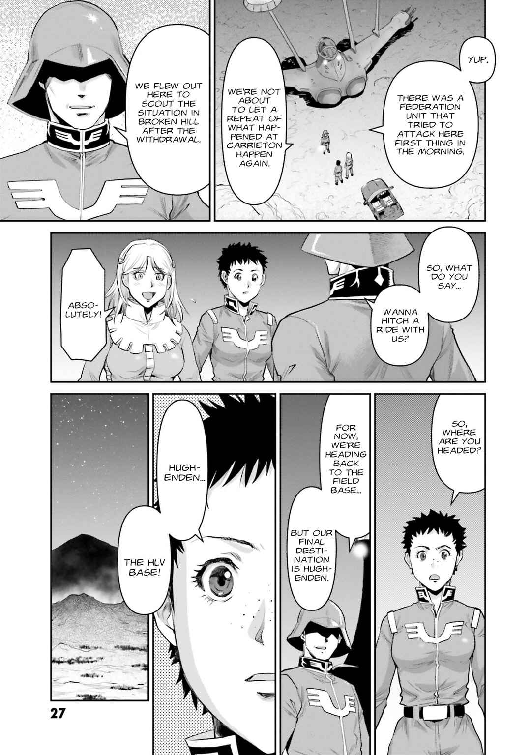 Page 27 Chapter 11 Mobile Suit Gundam Ground Zero - Rise from the Ashes