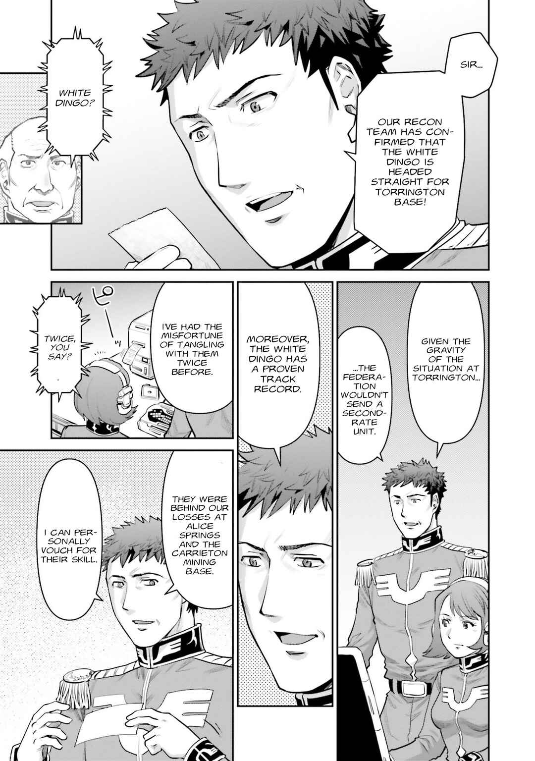 Page 27 Chapter 12 Mobile Suit Gundam Ground Zero - Rise from the Ashes