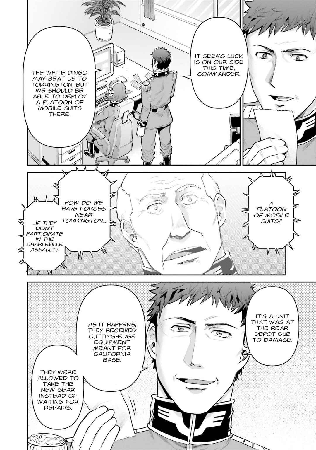 Page 28 Chapter 12 Mobile Suit Gundam Ground Zero - Rise from the Ashes