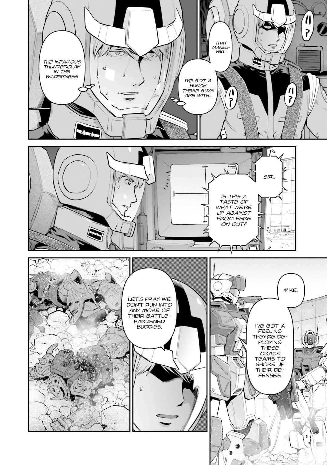 Page 22 Chapter 18 Mobile Suit Gundam Ground Zero - Rise from the Ashes