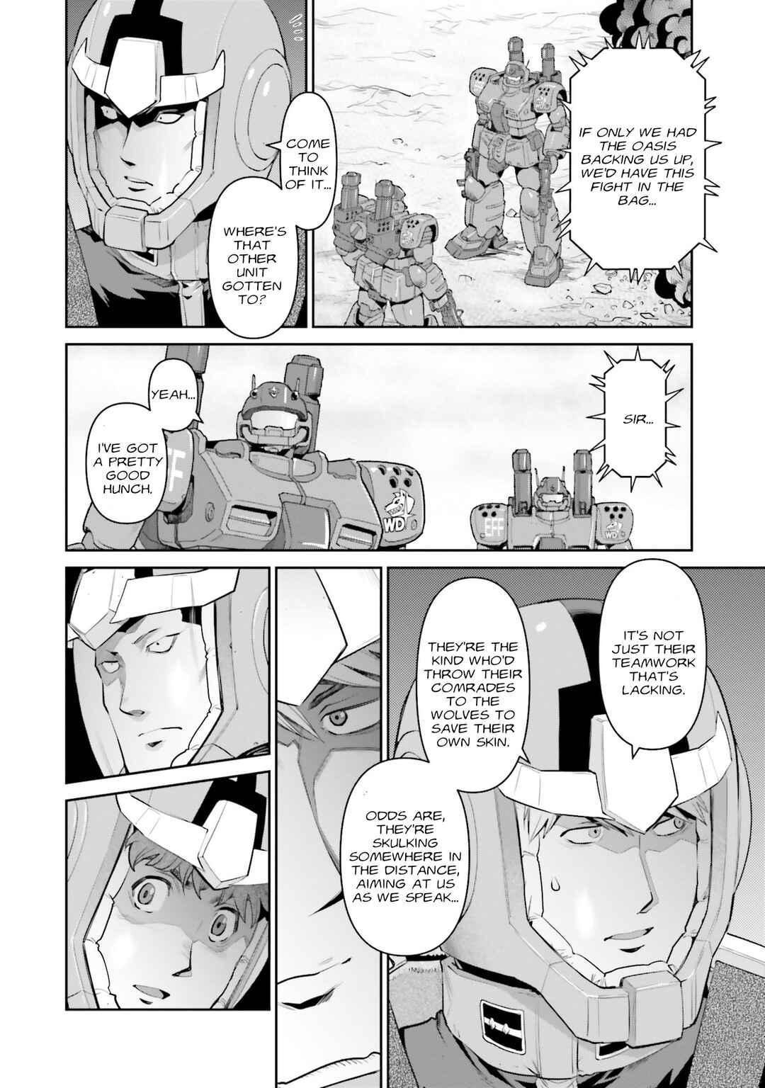 Page 10 Chapter 14 Mobile Suit Gundam Ground Zero - Rise from the Ashes
