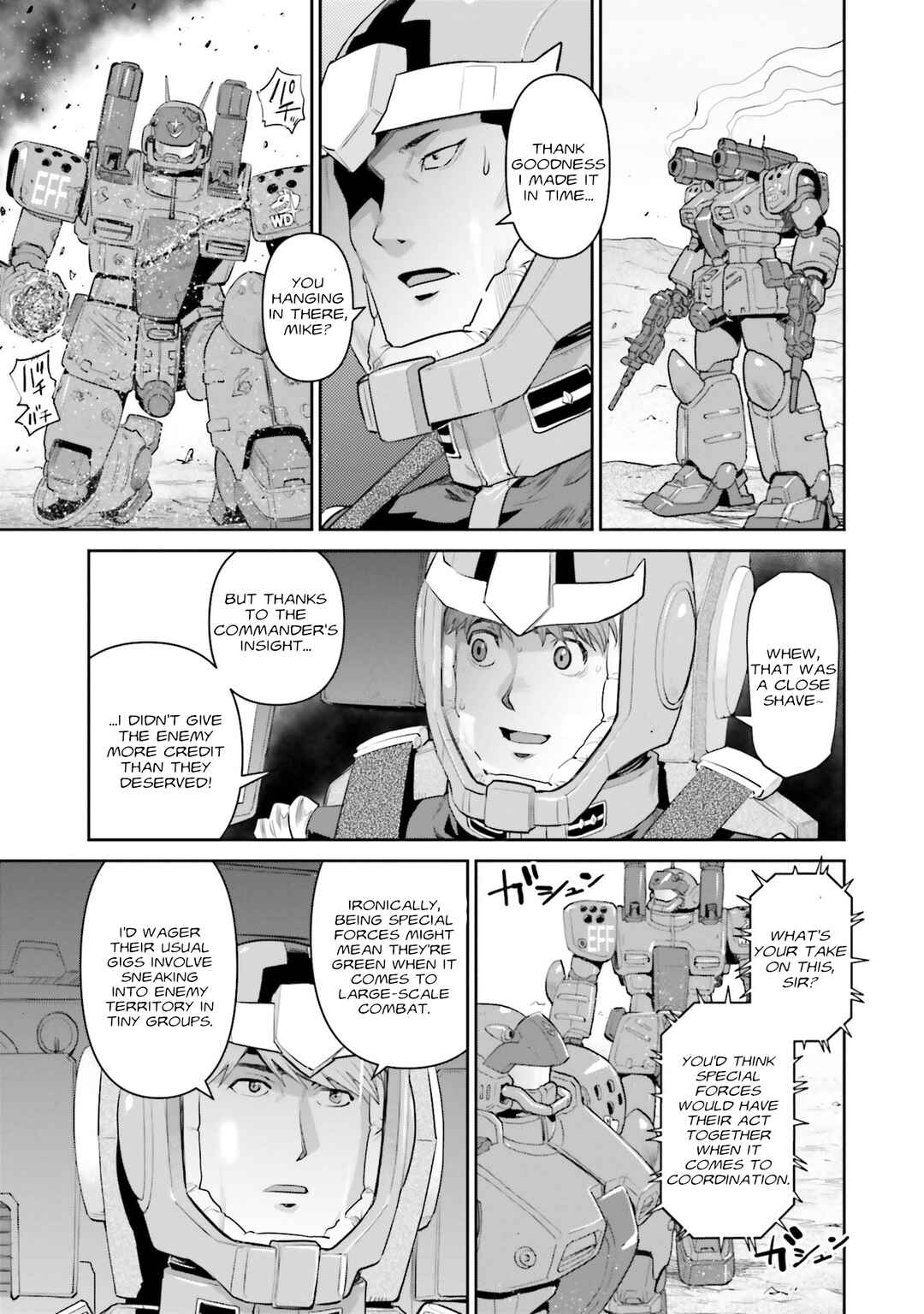 Page 9 Chapter 14 Mobile Suit Gundam Ground Zero - Rise from the Ashes