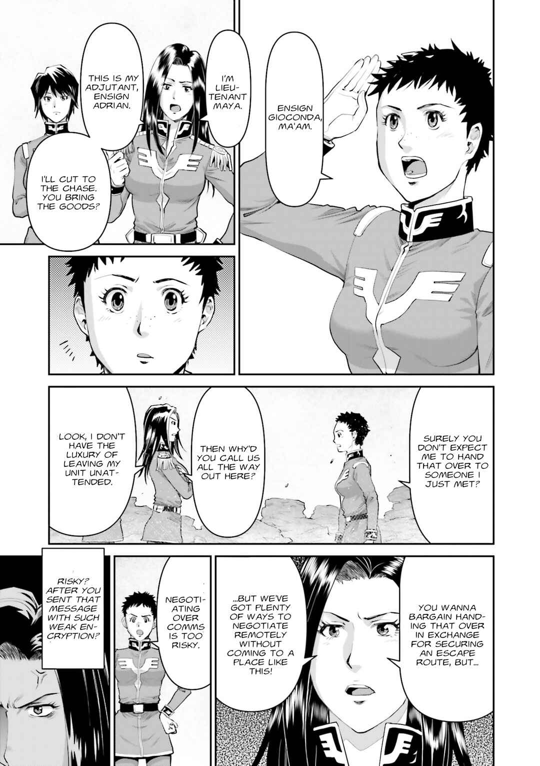 Page 8 Chapter 9 Mobile Suit Gundam Ground Zero - Rise from the Ashes