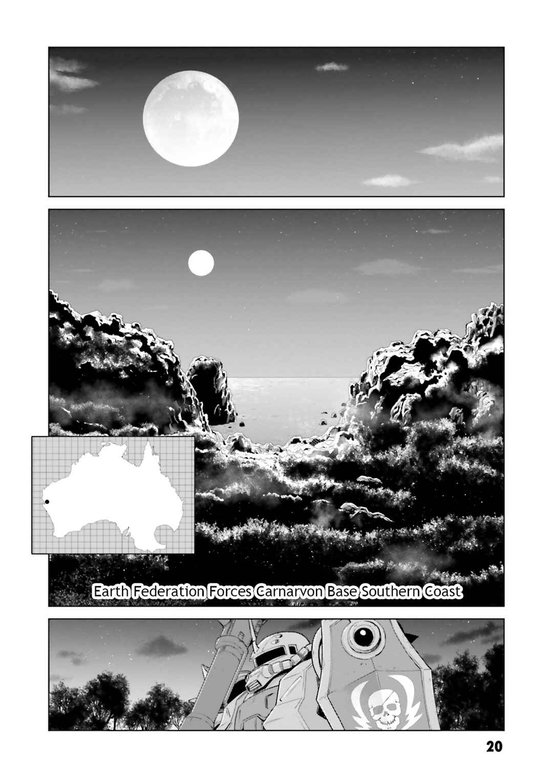 Page 21 Chapter 0 Mobile Suit Gundam Ground Zero - Rise from the Ashes