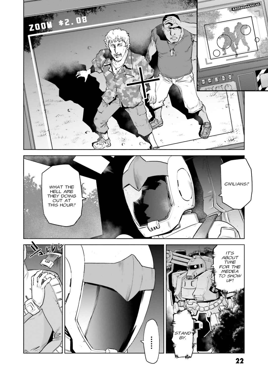 Page 23 Chapter 0 Mobile Suit Gundam Ground Zero - Rise from the Ashes