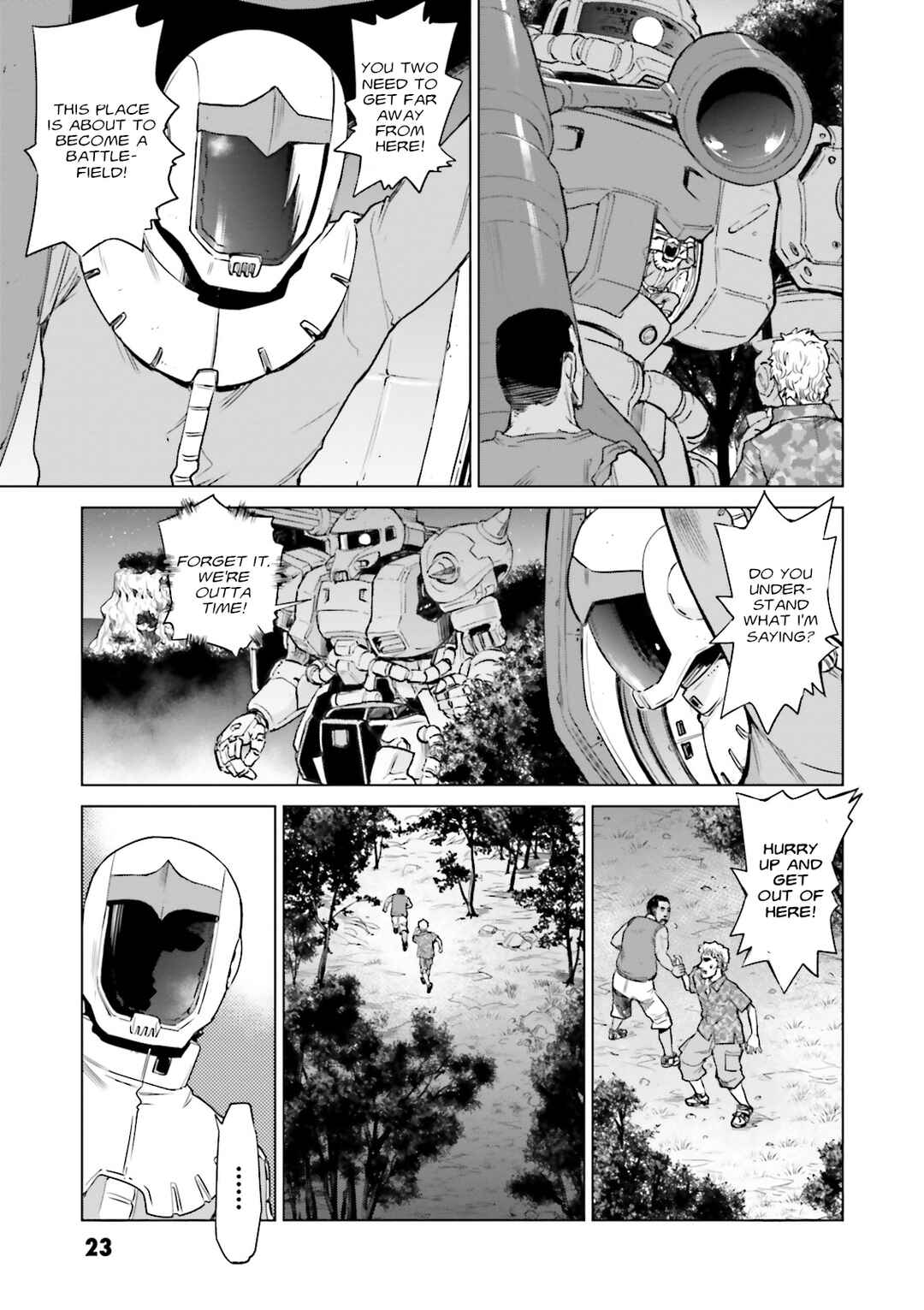 Page 24 Chapter 0 Mobile Suit Gundam Ground Zero - Rise from the Ashes