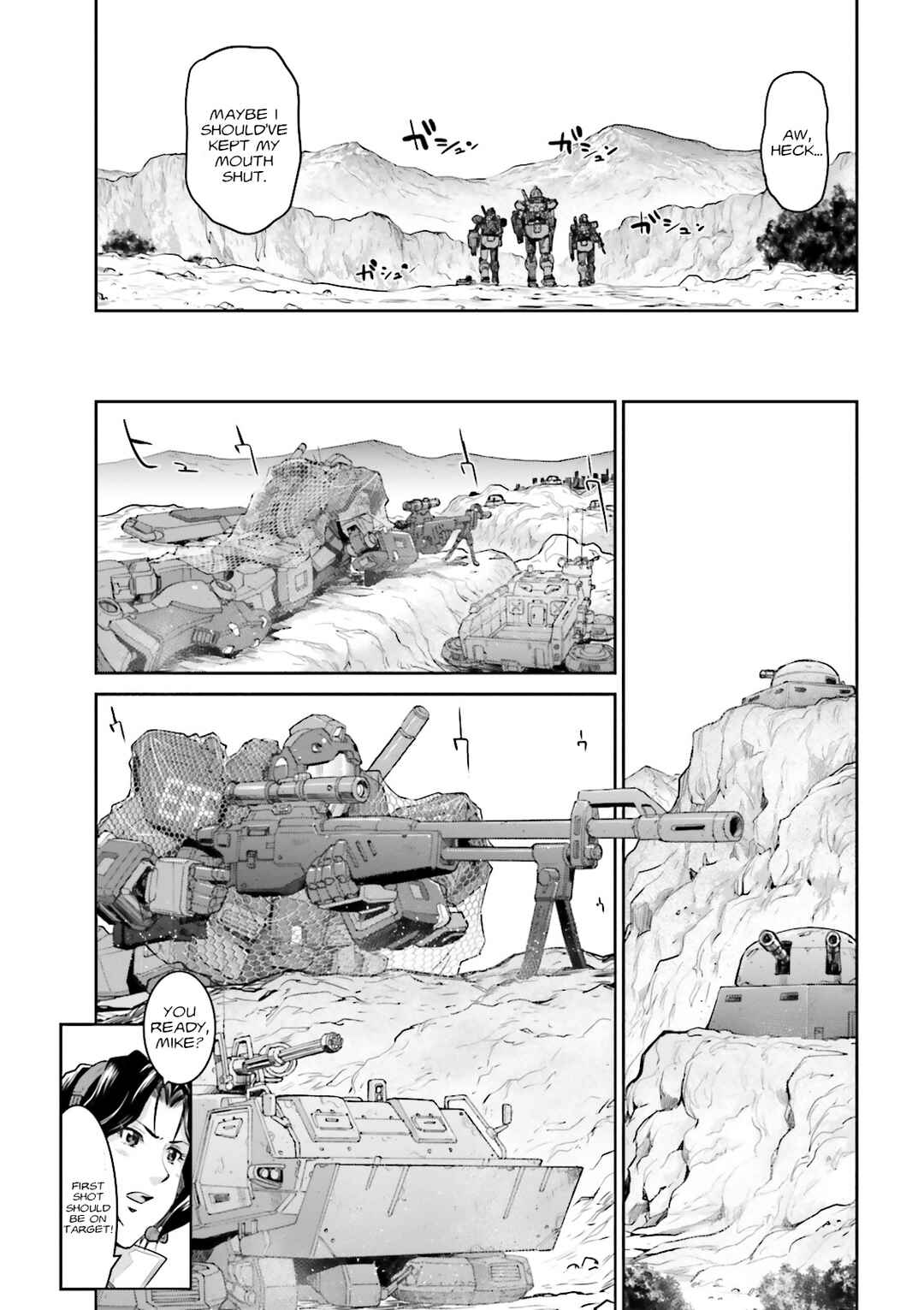 Page 18 Chapter 4 Mobile Suit Gundam Ground Zero - Rise from the Ashes