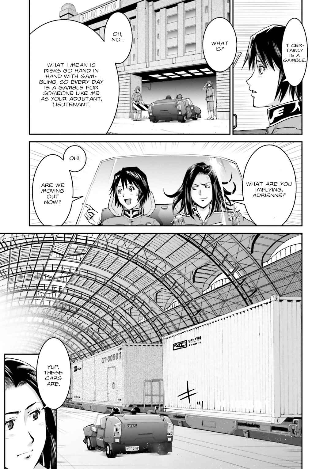 Page 13 Chapter 3 Mobile Suit Gundam Ground Zero - Rise from the Ashes