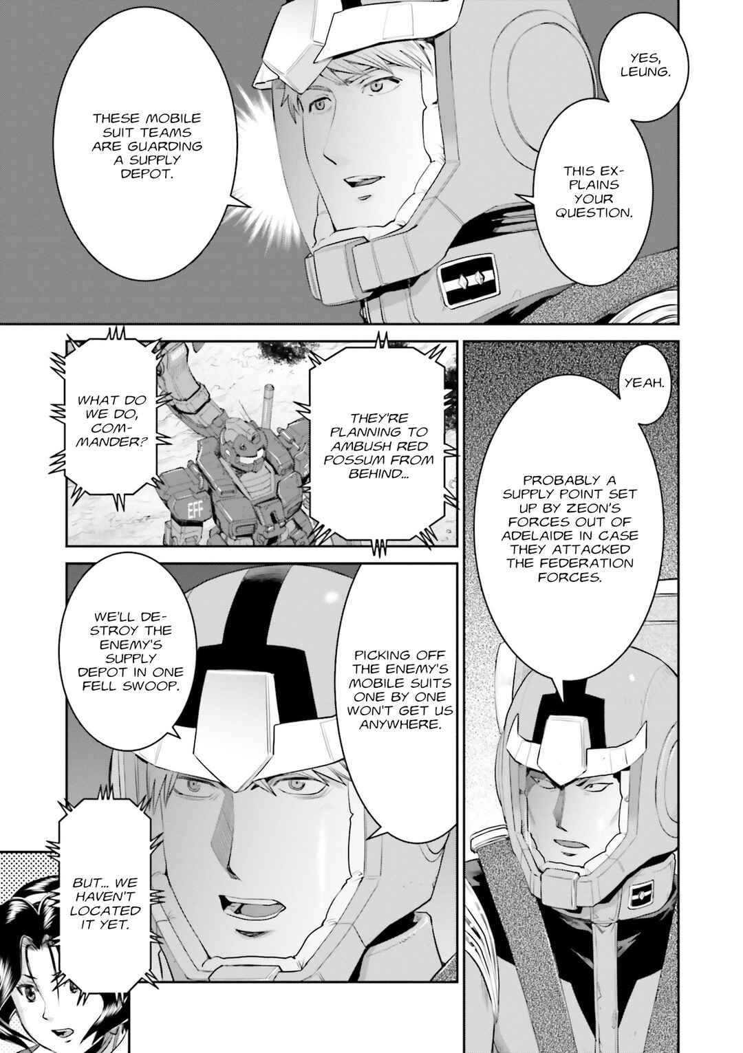 Page 15 Chapter 8 Mobile Suit Gundam Ground Zero - Rise from the Ashes