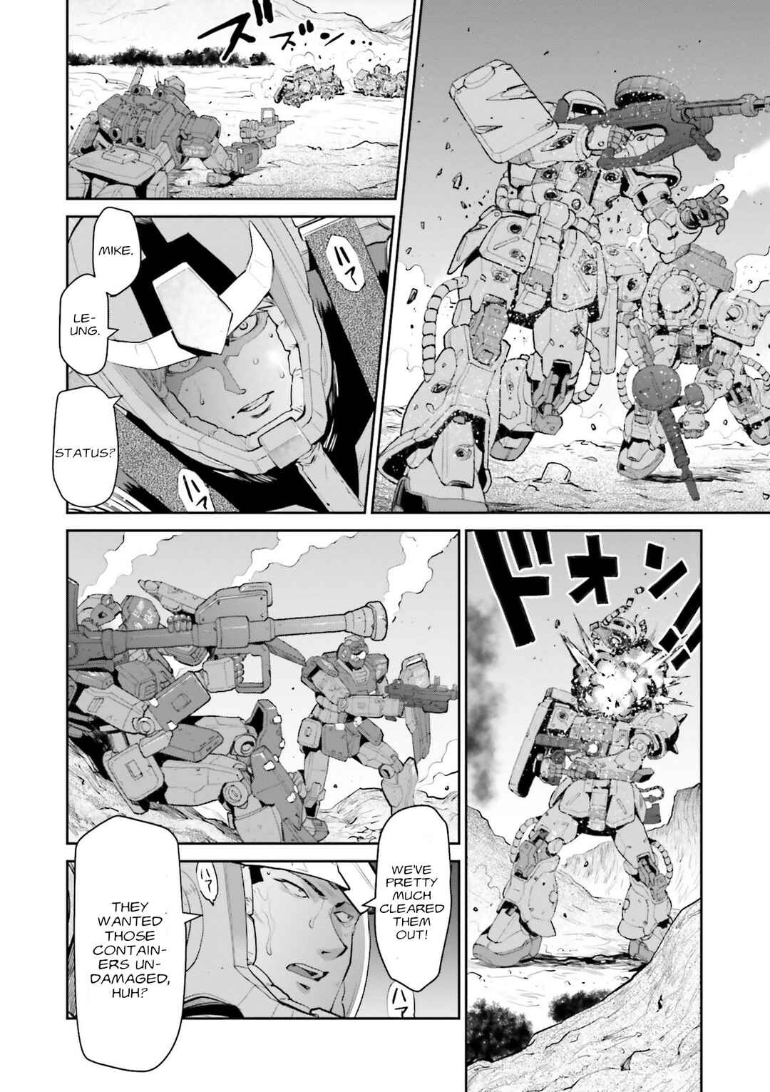 Page 18 Chapter 8 Mobile Suit Gundam Ground Zero - Rise from the Ashes