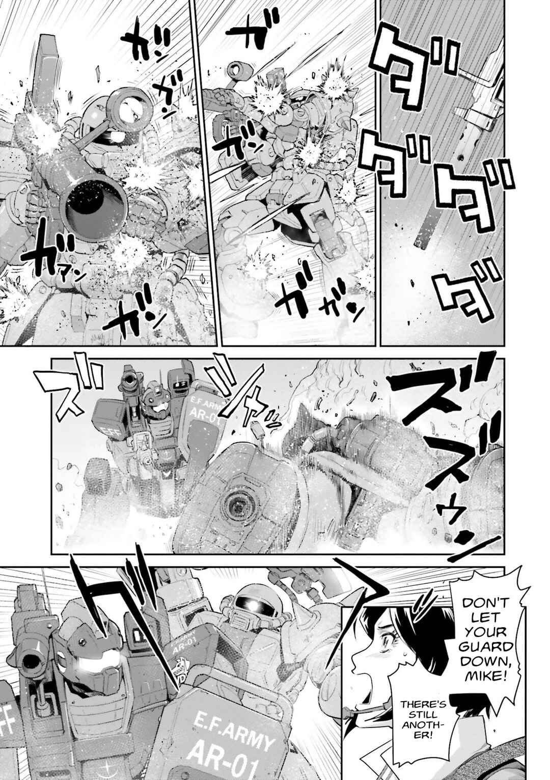 Page 12 Chapter 7 Mobile Suit Gundam Ground Zero - Rise from the Ashes