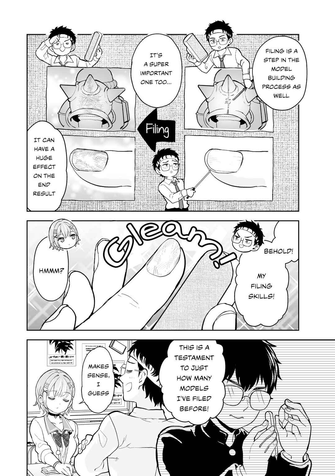 Page 14 Chapter 1 Ota x Nail ~Plamo Danshi, Gal no Tsume wo Nuru~