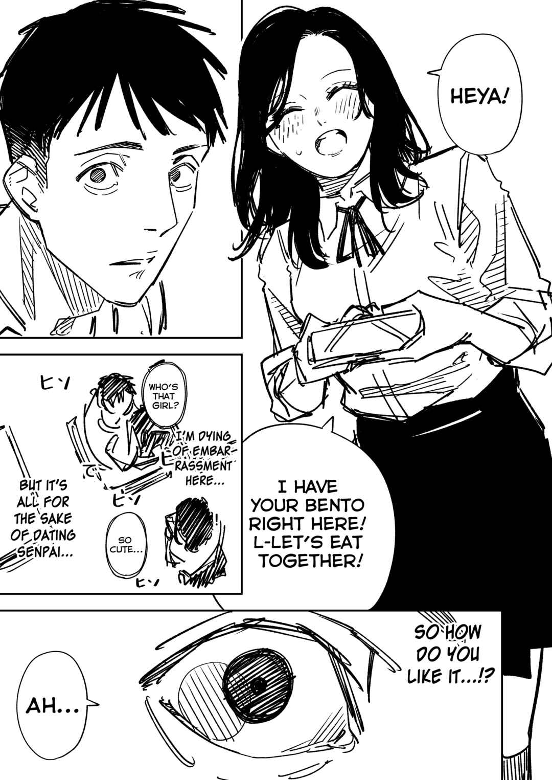 Page 3 Chapter Unknown_5fa4 Jimi na Kouhai-chan ga Ganbaru Hanashi
