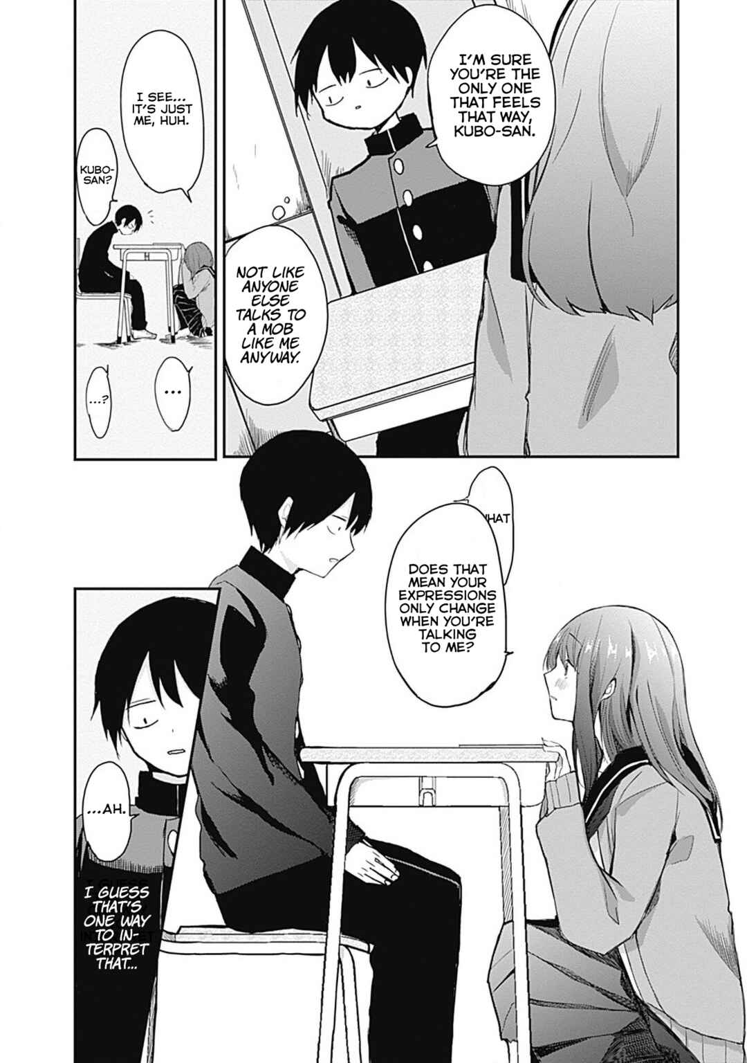 Page 23 Chapter Unknown_fe3b Kubo-san wa Mob wo Yurusanai (Pre-serialization)