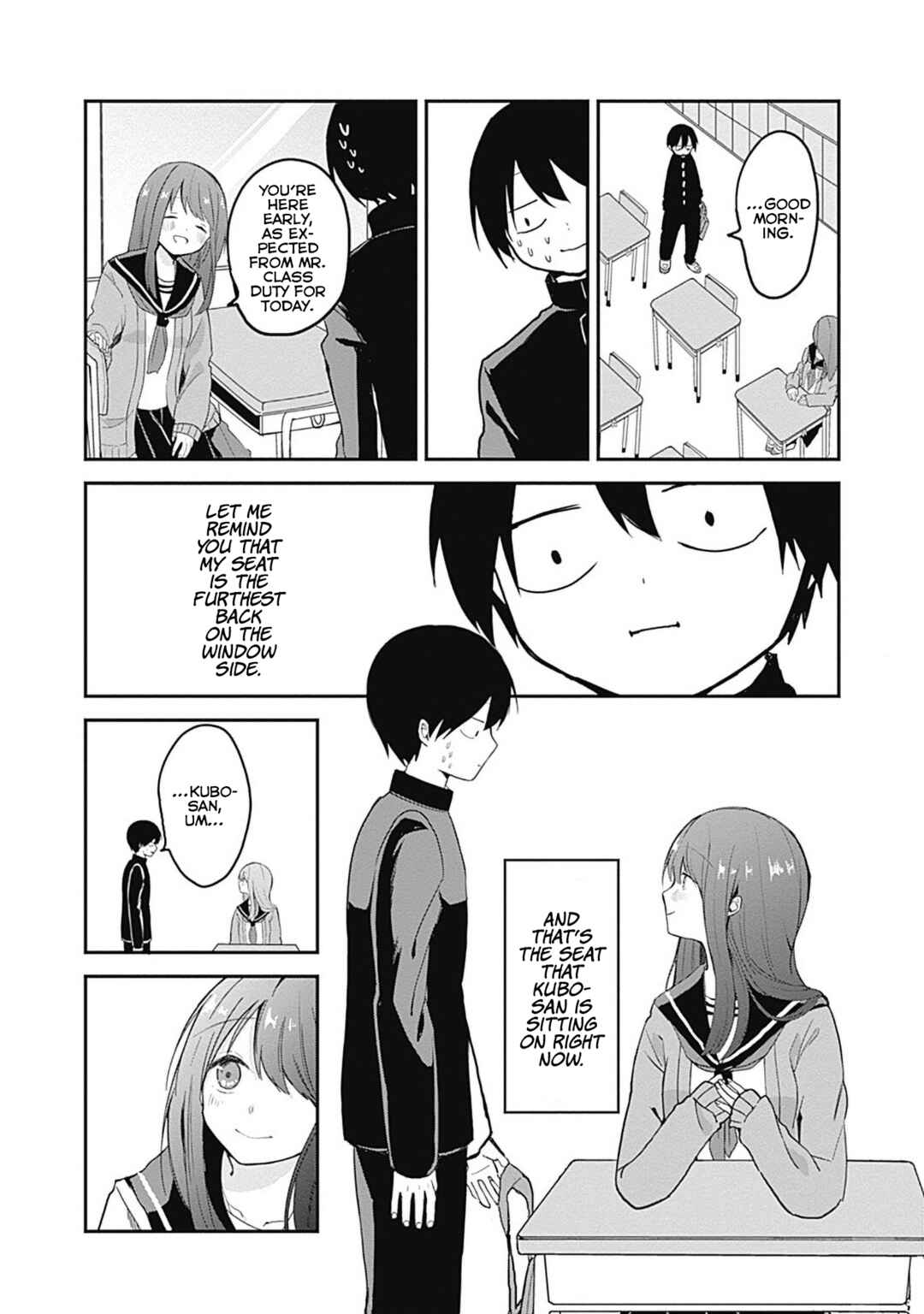 Page 6 Chapter Unknown_fe3b Kubo-san wa Mob wo Yurusanai (Pre-serialization)