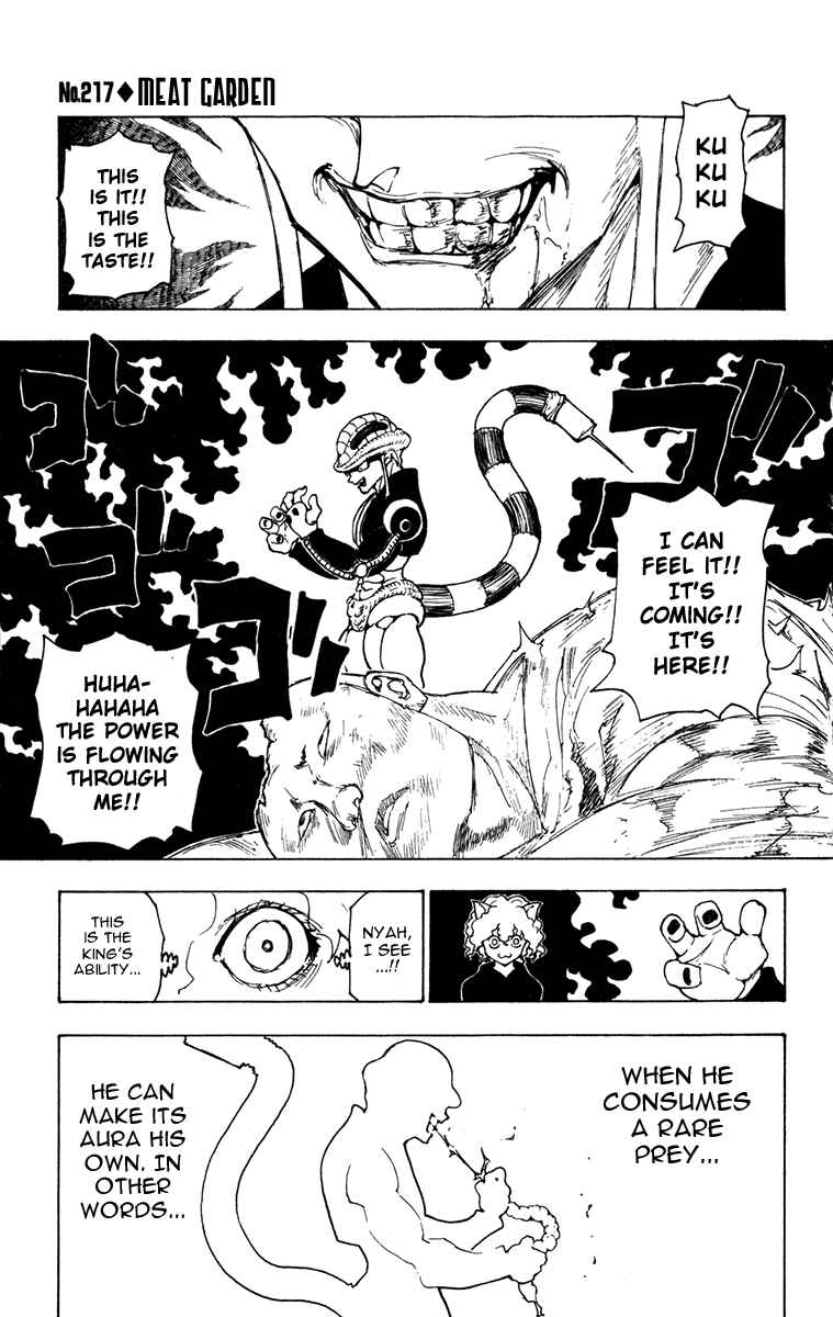 Page 1 Chapter 217 HUNTER x HUNTER