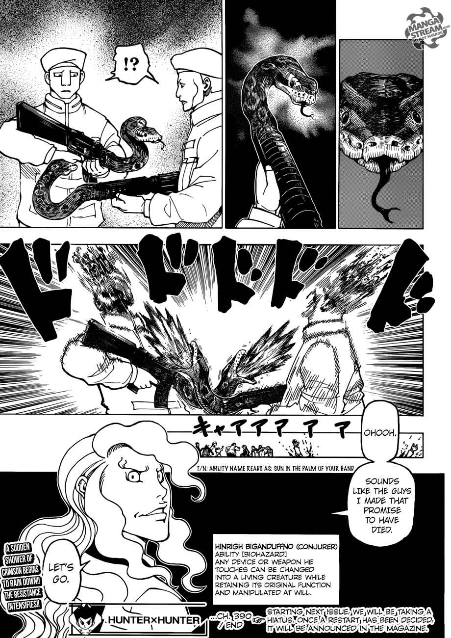 Page 20 Chapter 390 HUNTER x HUNTER