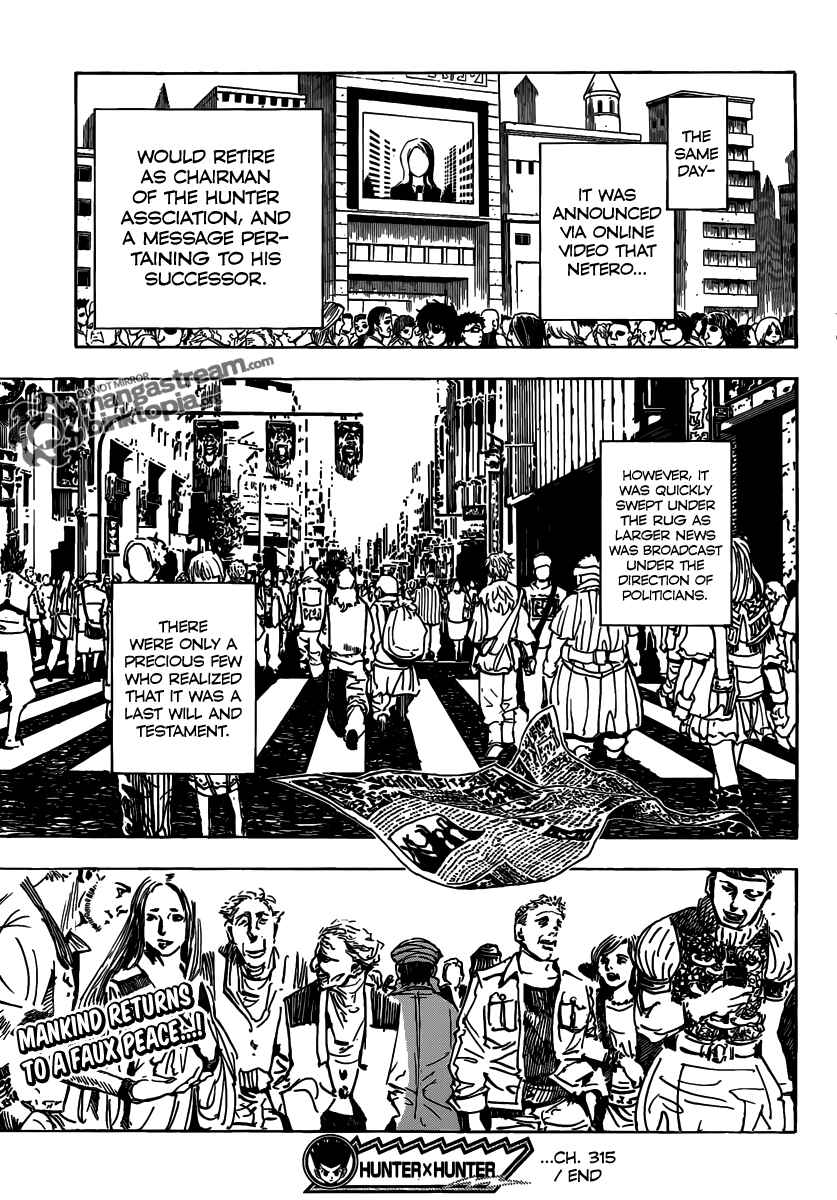 Page 18 Chapter 315 HUNTER x HUNTER