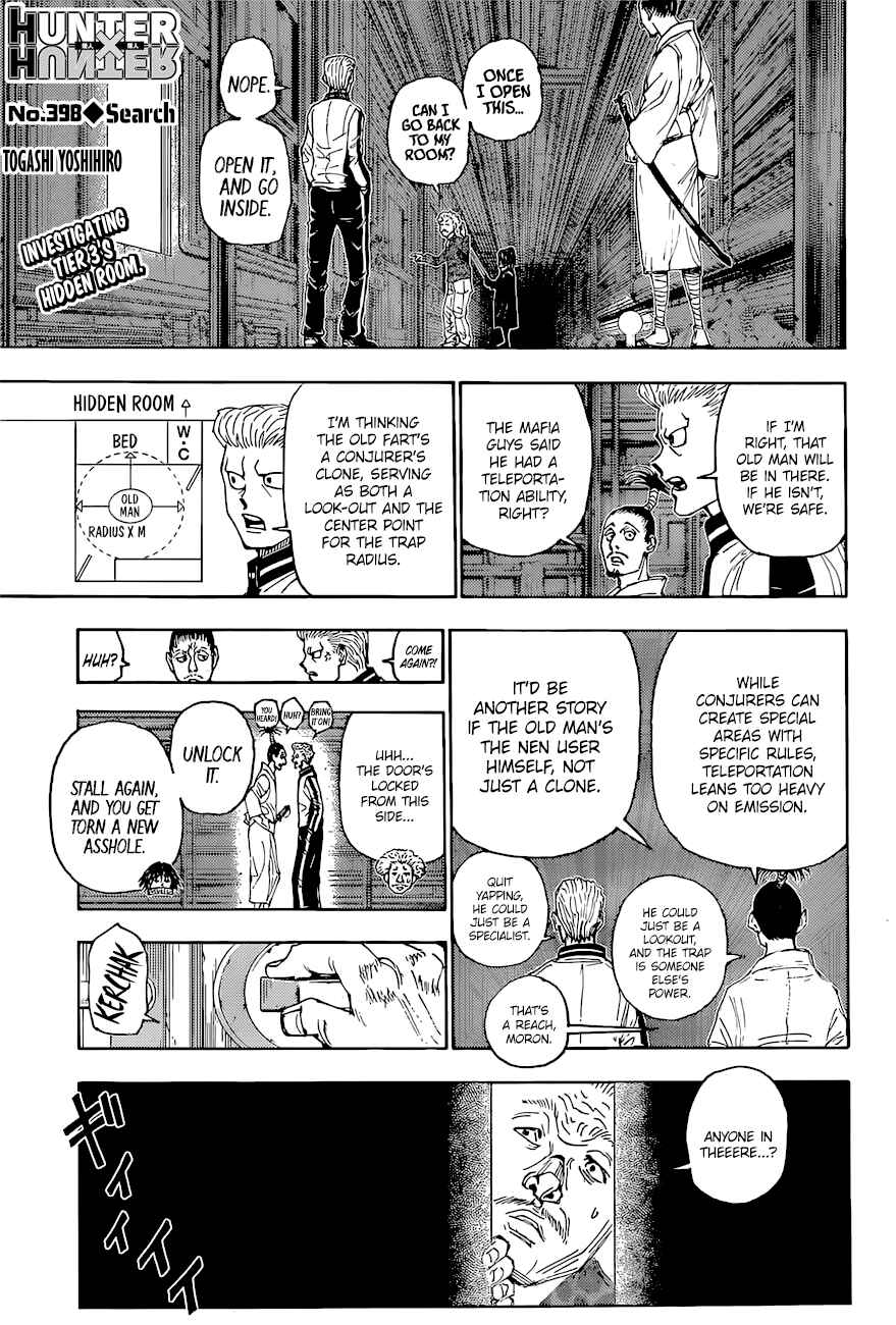 Page 1 Chapter 398 HUNTER x HUNTER