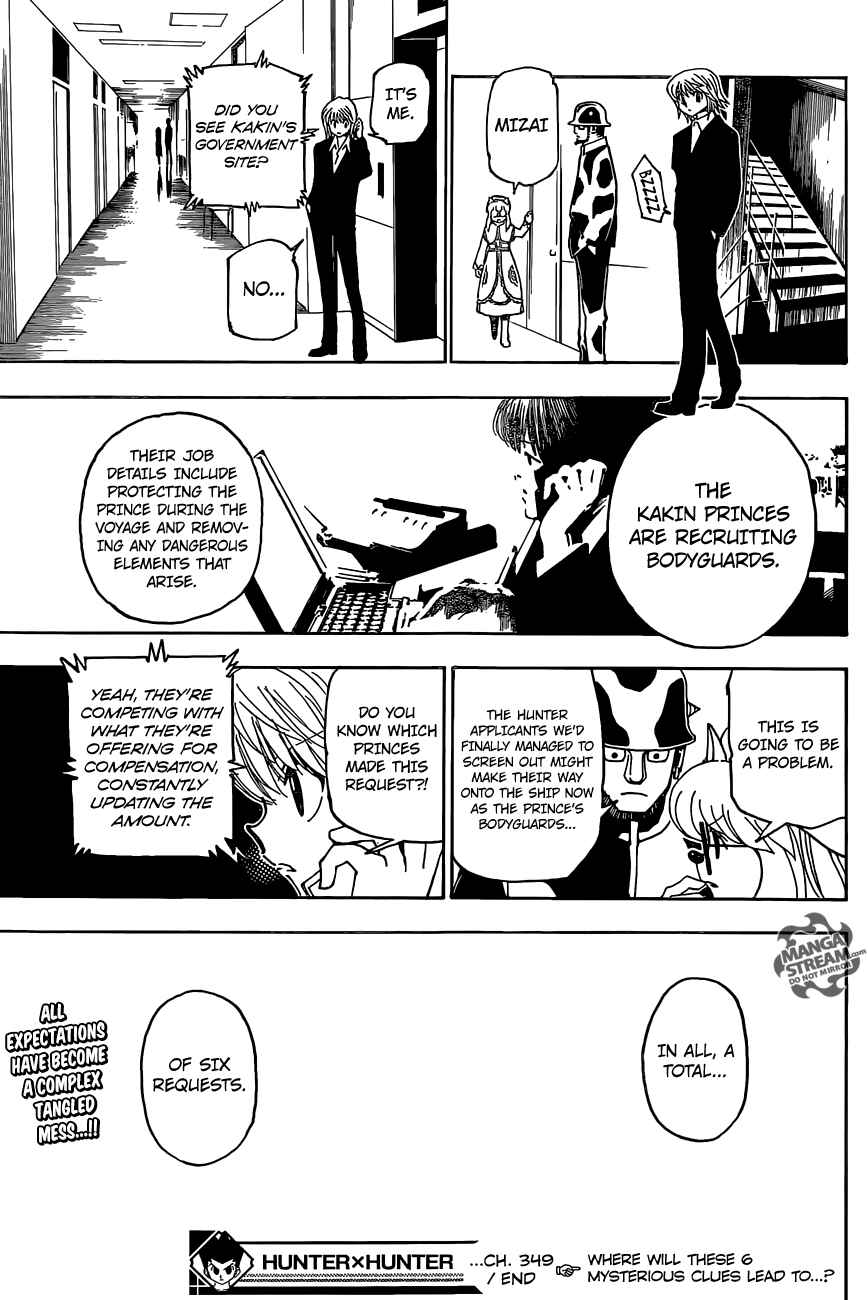 Page 20 Chapter 349 HUNTER x HUNTER
