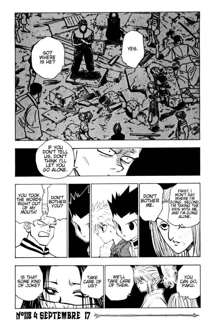Page 1 Chapter 118 HUNTER x HUNTER