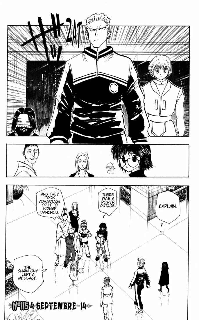 Page 1 Chapter 115 HUNTER x HUNTER