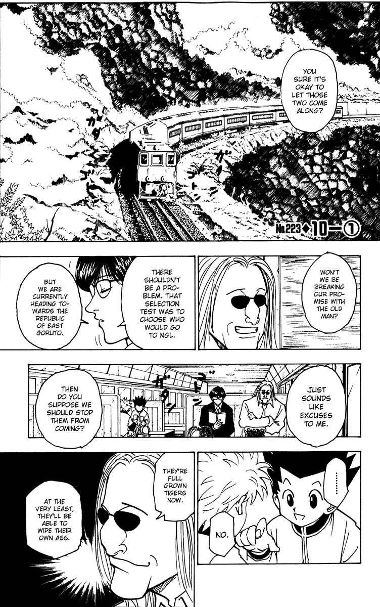 Page 1 Chapter 223 HUNTER x HUNTER