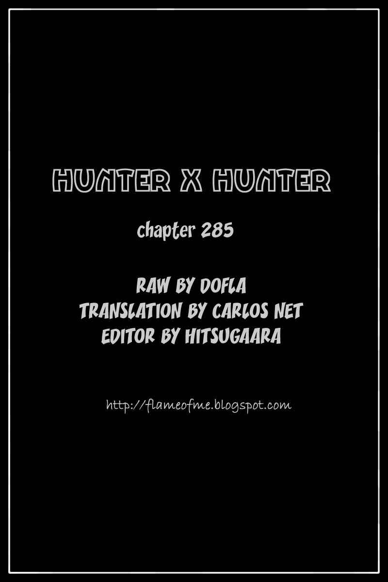 Page 16 Chapter 285 HUNTER x HUNTER