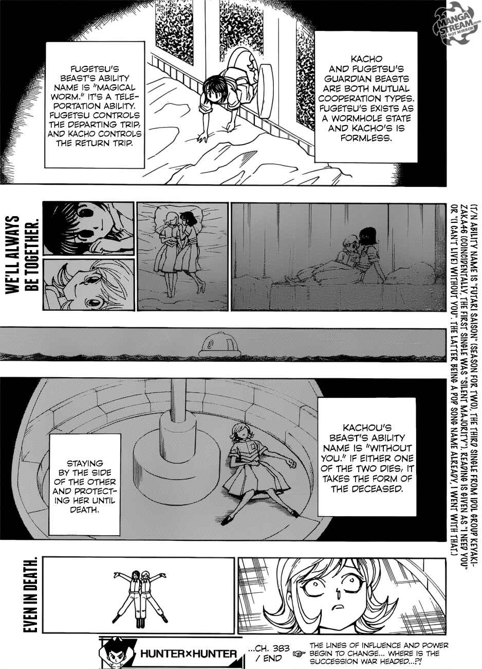 Page 19 Chapter 383 HUNTER x HUNTER