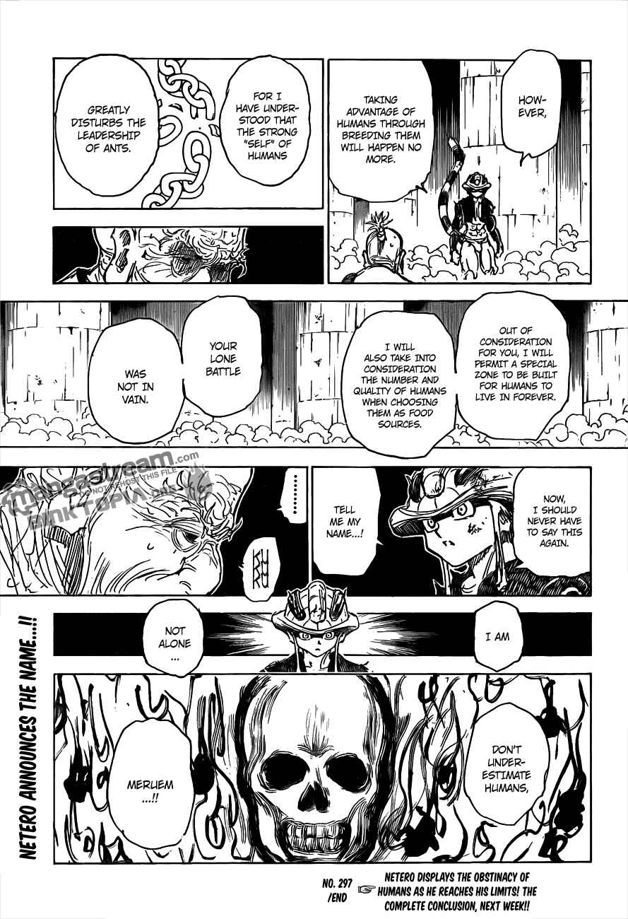 Page 18 Chapter 297 HUNTER x HUNTER