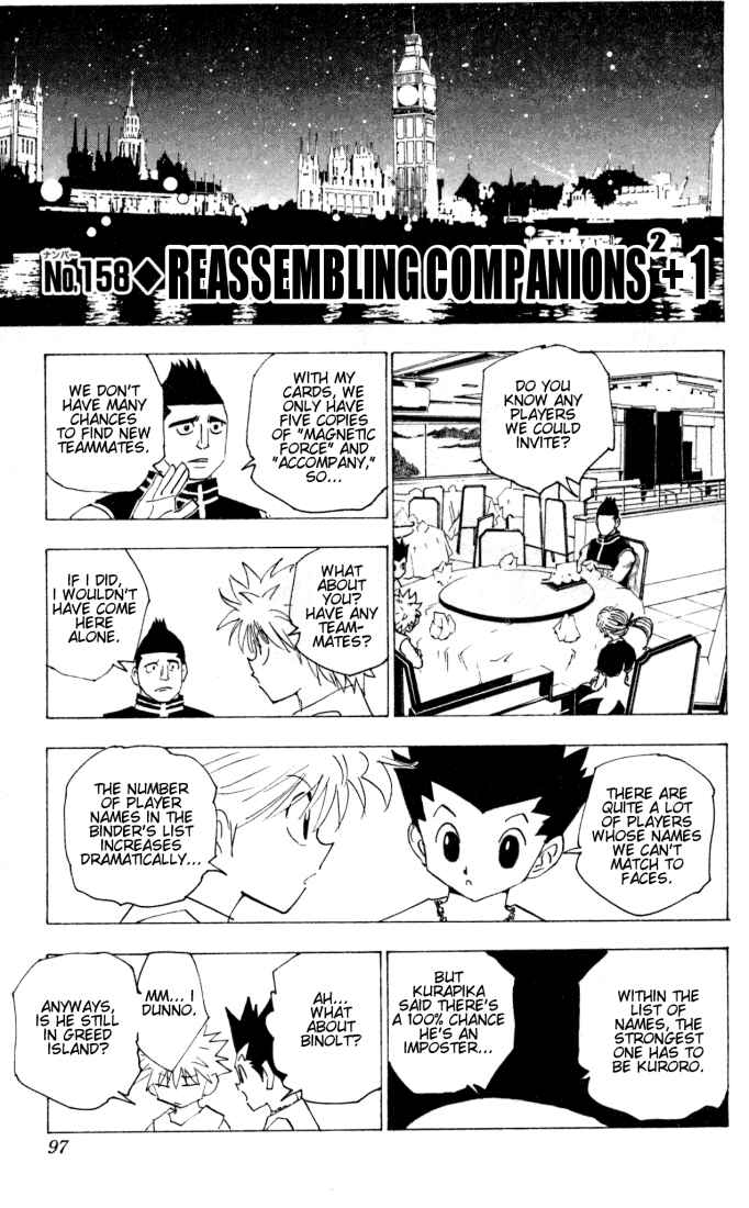 Page 1 Chapter 158 HUNTER x HUNTER