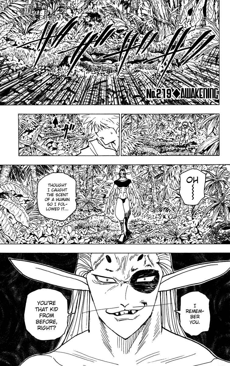 Page 1 Chapter 219 HUNTER x HUNTER