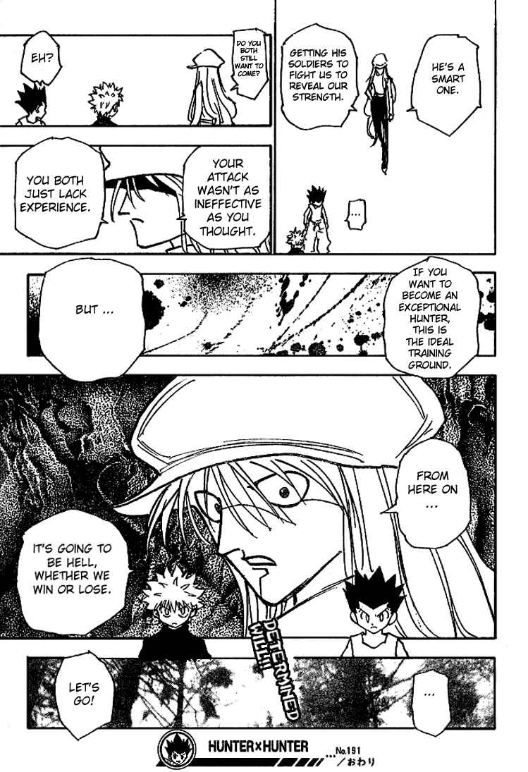 Page 16 Chapter 191 HUNTER x HUNTER