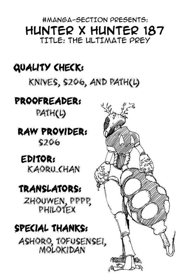 Page 16 Chapter 187 HUNTER x HUNTER