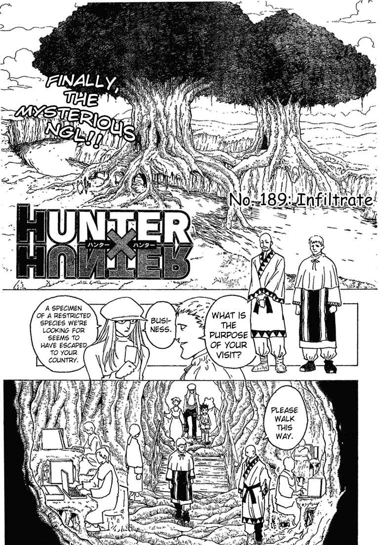 Page 1 Chapter 189 HUNTER x HUNTER