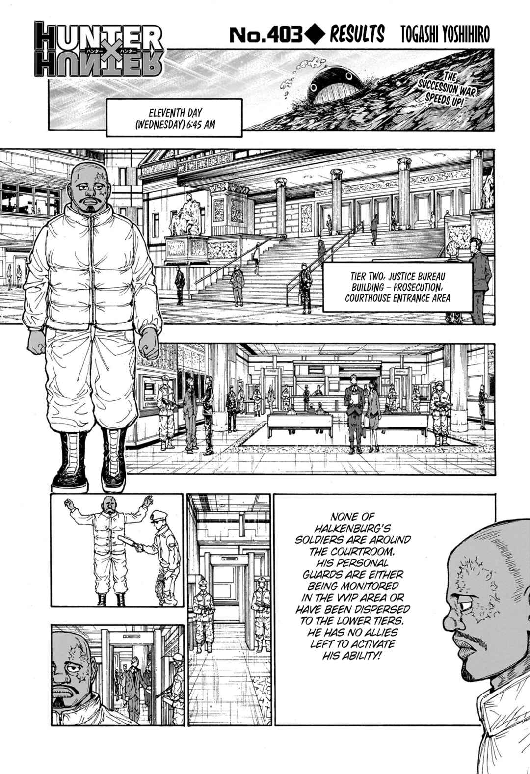 Page 1 Chapter 403 HUNTER x HUNTER