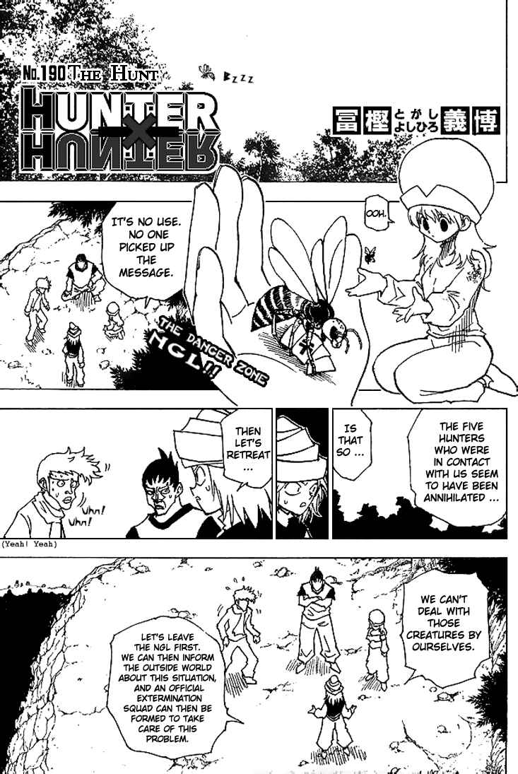 Page 1 Chapter 190 HUNTER x HUNTER