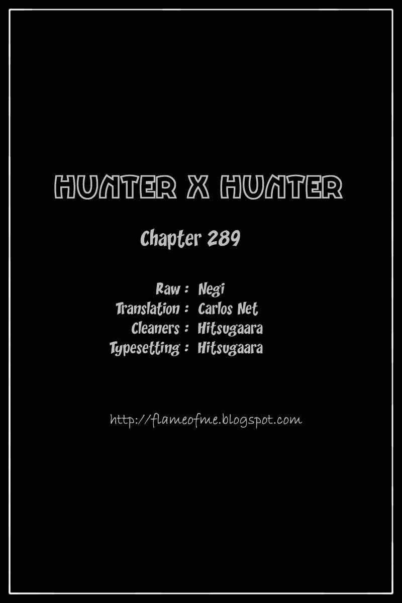 Page 19 Chapter 289 HUNTER x HUNTER