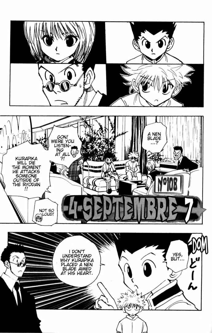 Page 1 Chapter 108 HUNTER x HUNTER