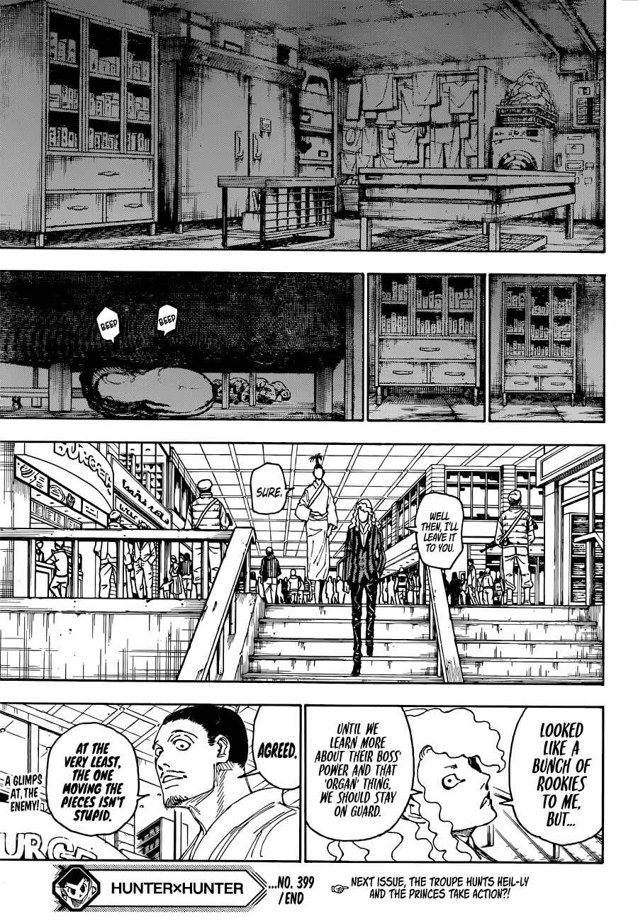 Page 20 Chapter 399 HUNTER x HUNTER