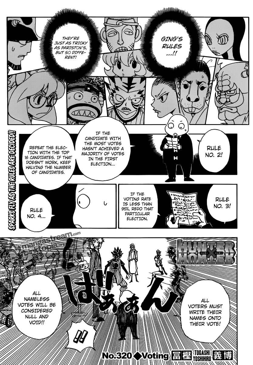 Page 1 Chapter 320 HUNTER x HUNTER