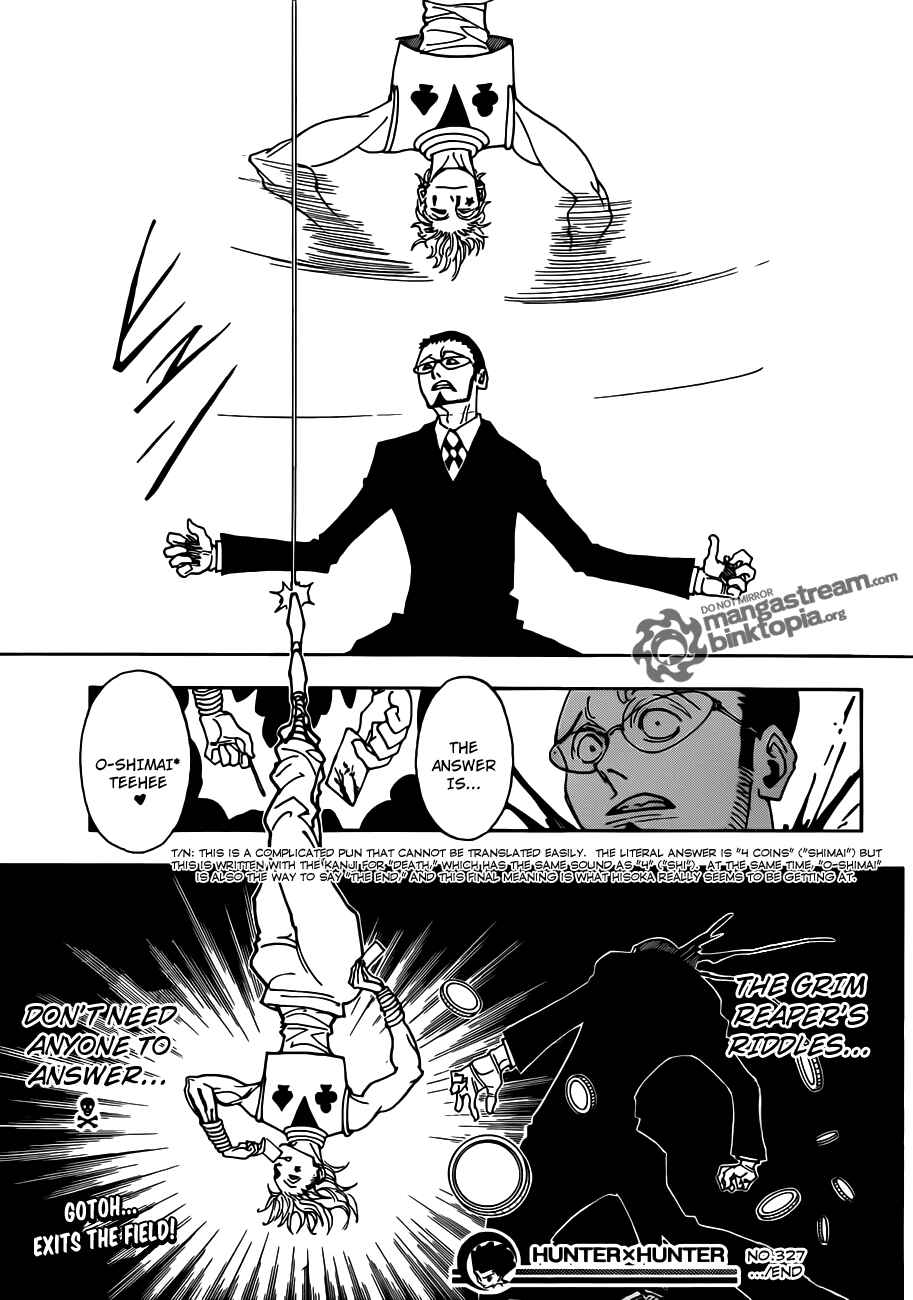 Page 19 Chapter 327 HUNTER x HUNTER