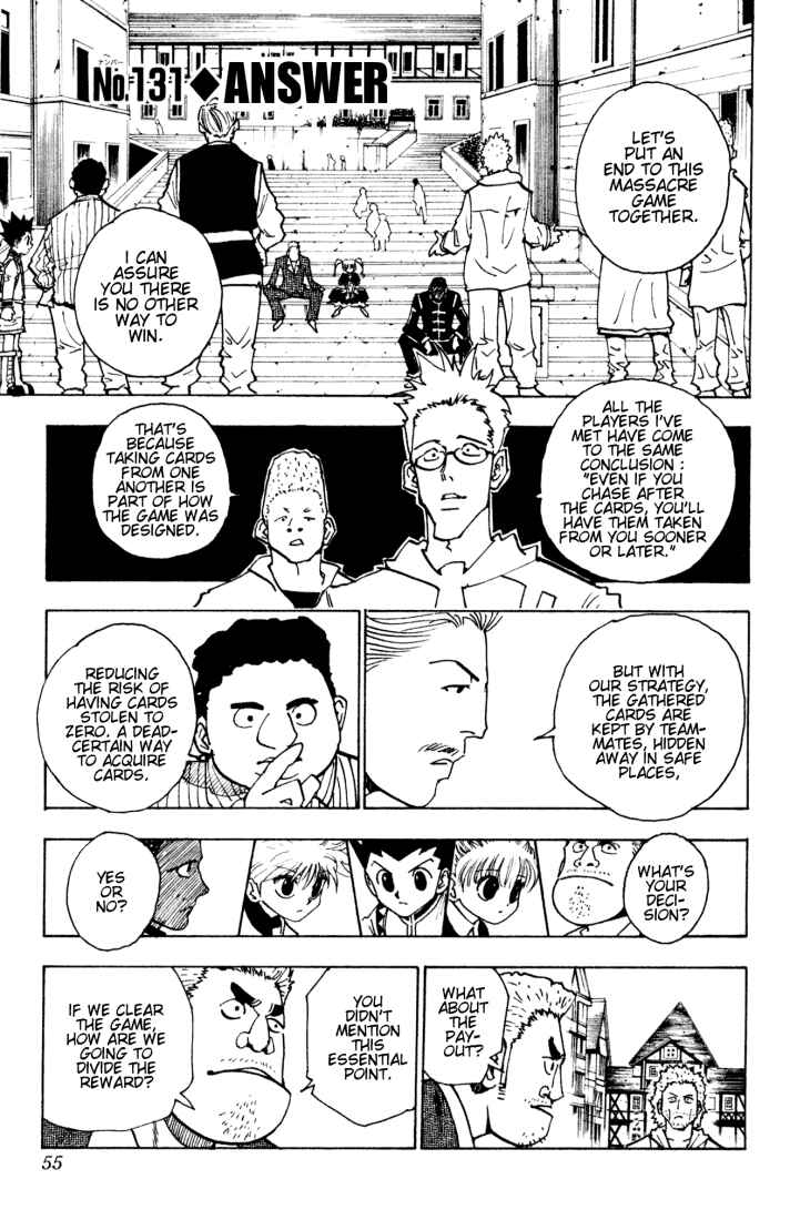 Page 1 Chapter 131 HUNTER x HUNTER