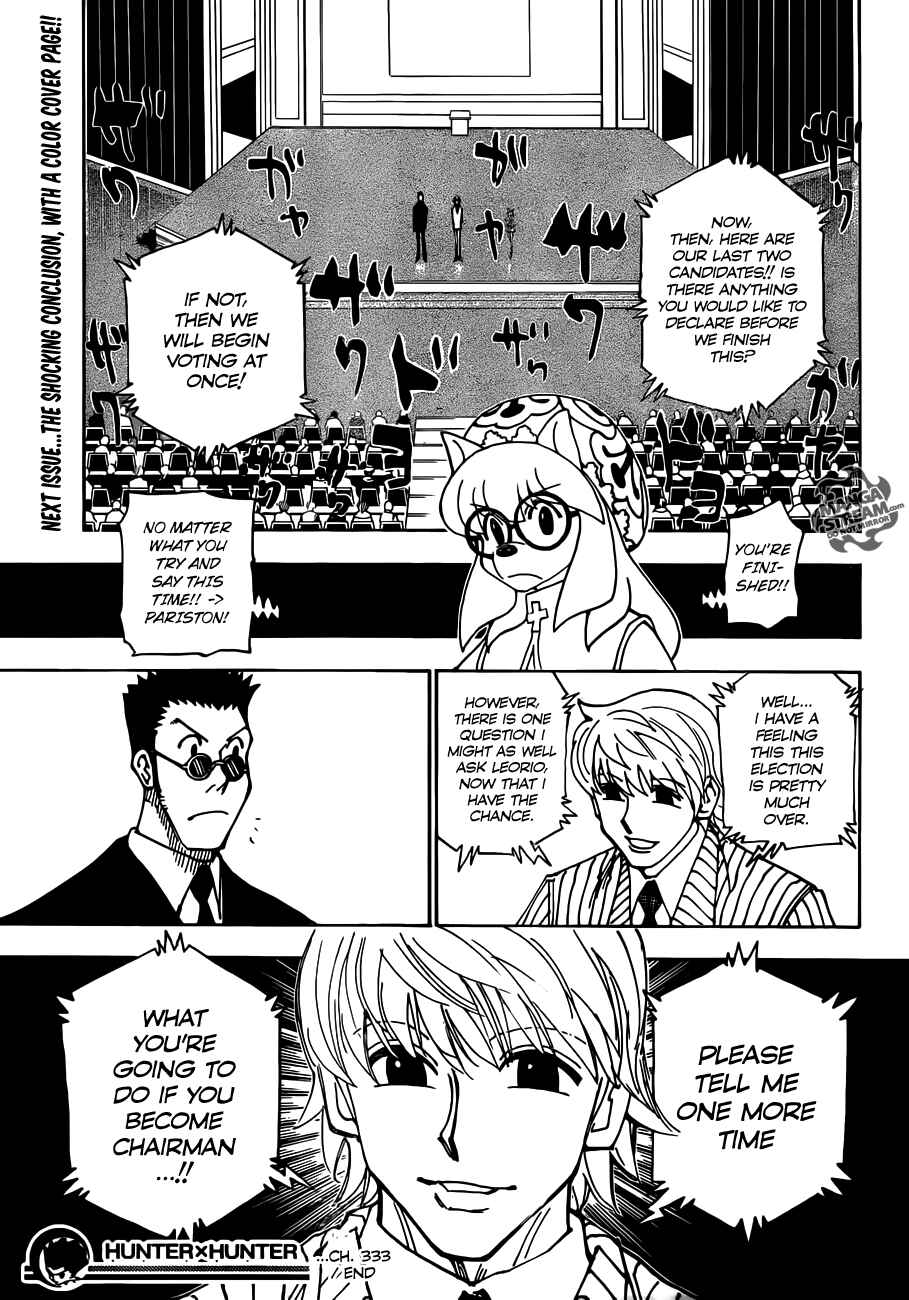 Page 18 Chapter 333 HUNTER x HUNTER