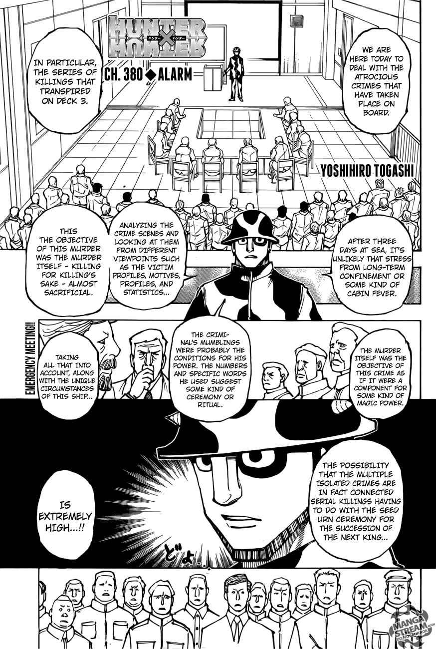 Page 1 Chapter 380 HUNTER x HUNTER