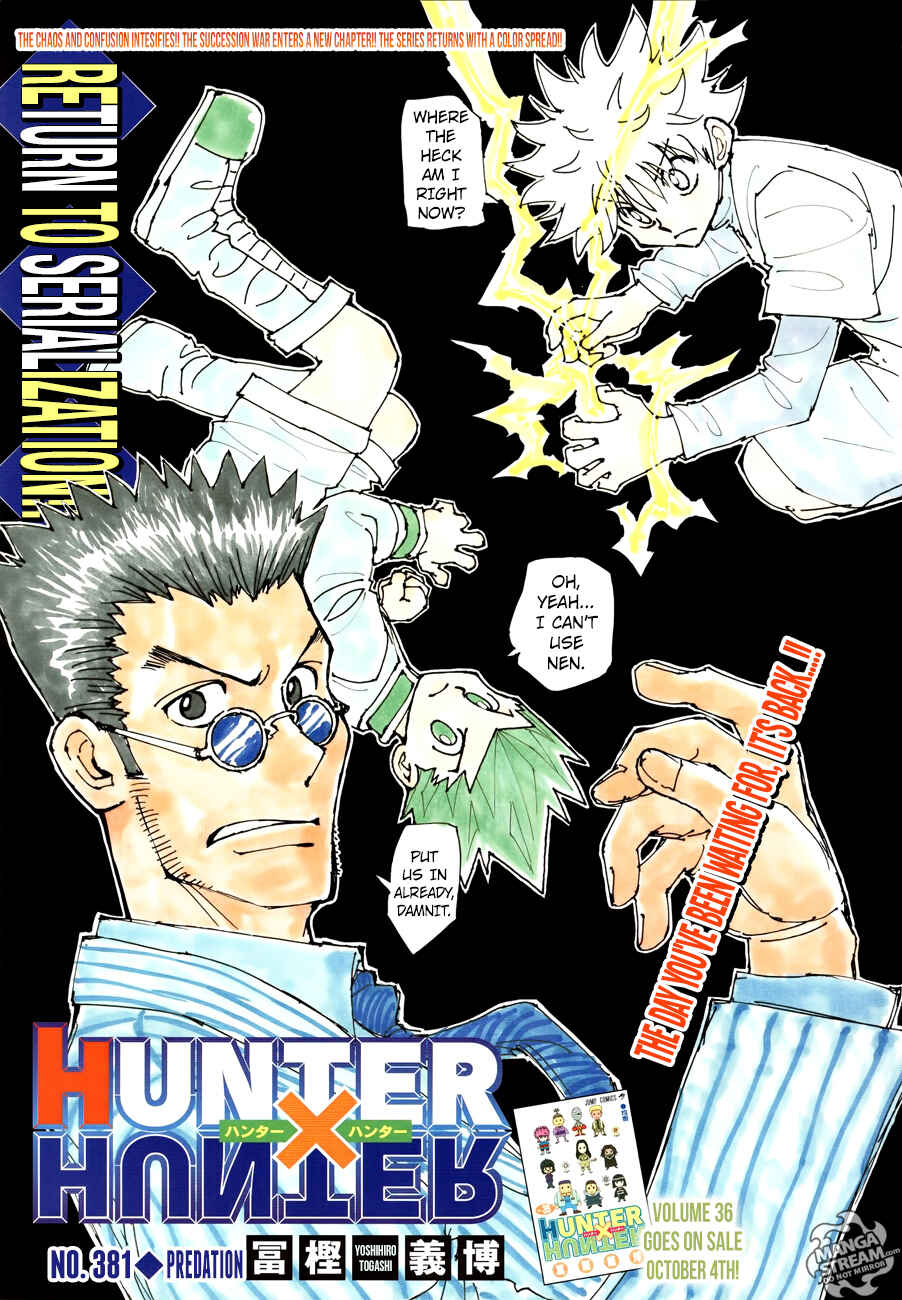 Page 1 Chapter 381 HUNTER x HUNTER