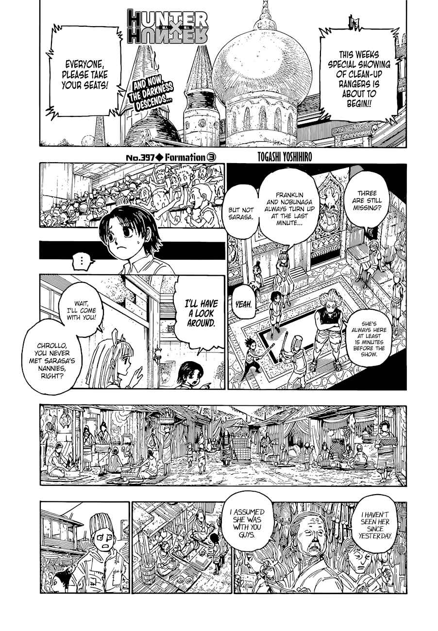 Page 1 Chapter 397 HUNTER x HUNTER